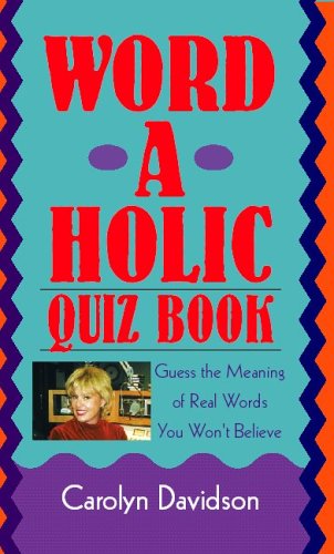 9781413402162: Word-a-holic Quiz Book