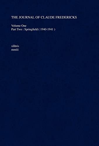 The Journal of Claude Fredericks - Claude Fredericks