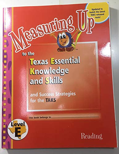 Stock image for Measuring Up Texas Reading Level E for sale by HPB-Diamond