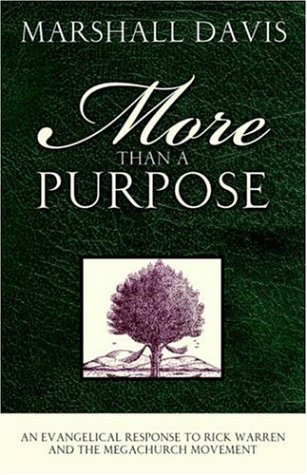 Beispielbild fr More Than A Purpose, an Evangelical Response to Rick Warren and the Megachurch Movement zum Verkauf von Better World Books