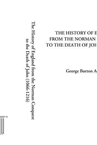 Stock image for The History of England from the Norman Conquest to the Death of John (1066-1216) for sale by Revaluation Books