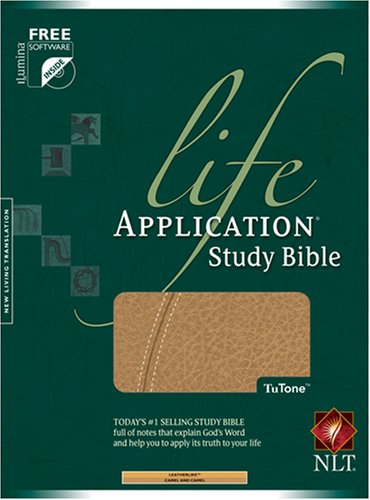 Beispielbild fr Life Application Study Bible NLT, Tutone zum Verkauf von Mahler Books