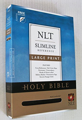 Stock image for Premium Slimline Reference Bible NLT, Large Print for sale by HPB Inc.