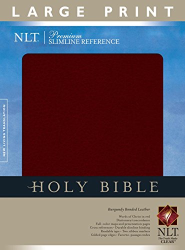 9781414302294: NLT Premium Slimline Reference Bible, Large Print