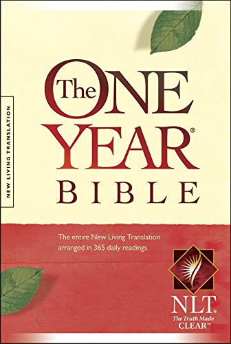 9781414302539: One Year Bible: Arranged in 365 Daily Readings, New Living Translation