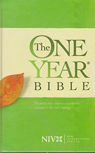 Imagen de archivo de The One Year Bible: NIV84 a la venta por Ergodebooks