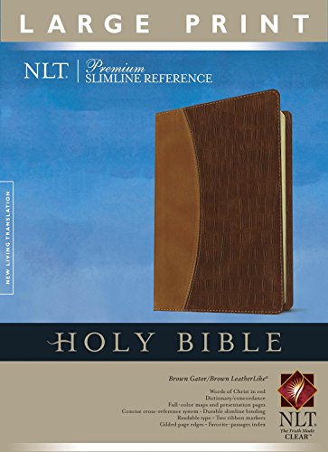 9781414307114: Holy Bible Slimline Reference NLT Large Print