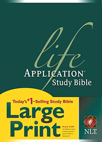 Beispielbild fr NLT Life Application Study Bible, Second Edition, Large Print (Red Letter, Hardcover) zum Verkauf von Sunshine State Books