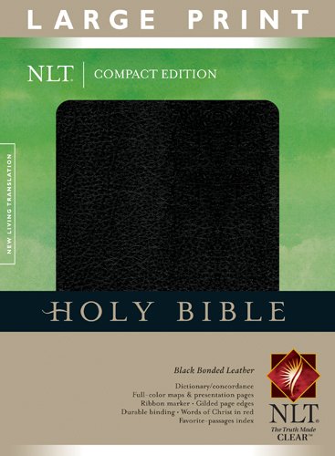 Beispielbild fr Large Print Compact Bible-NLT zum Verkauf von ThriftBooks-Dallas