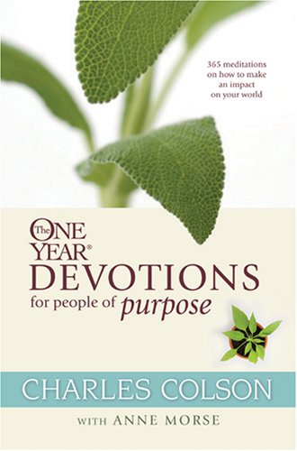 Beispielbild fr The One Year Devotions for People of Purpose zum Verkauf von ThriftBooks-Dallas
