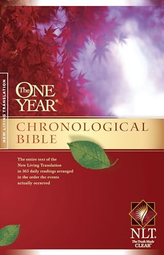 Beispielbild fr The One Year Chronological Bible NLT (Softcover) zum Verkauf von Lakeside Books