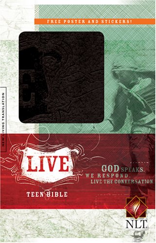 9781414314426: Live Bible: Holy Bible New Living Translation, Leatherlike Black, Youth & Teen