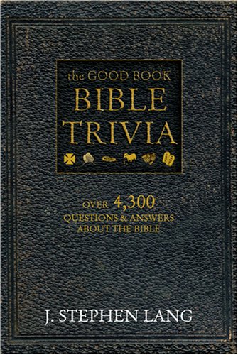 Imagen de archivo de The Good Book Bible Trivia a la venta por SecondSale