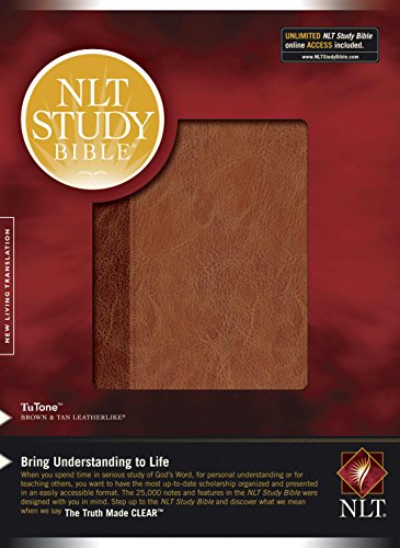 Imagen de archivo de NLT Study Bible, TuTone a la venta por Ergodebooks