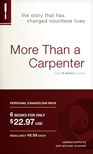 Beispielbild fr More Than a Carpenter Personal Evangelism 6-Pack zum Verkauf von Blackwell's