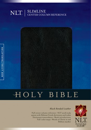 9781414327044: Slimline Center Column Reference Bible NLT