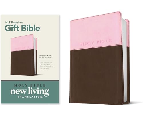 9781414333779: NLT Premium Gift Bible, Tutone, Pink/Dark Brown (Gift and Award Bible: Nltse): New Living Translation, Pink/Dark Brown, Tutone, Leatherlike, Premium Gift Bible