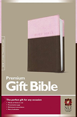 Stock image for NLT Premium Gift Bible, Tutone, Pink/Dark Brown (Gift and Award Bible: Nltse): New Living Translation, Pink/Dark Brown, Tutone, Leatherlike, Premium Gift Bible for sale by WorldofBooks