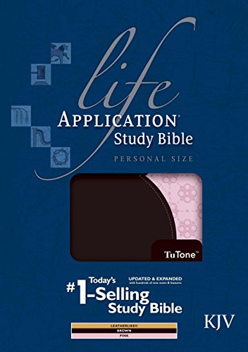 Imagen de archivo de KJV Life Application Study Bible, Second Edition, Personal Size, TuTone (LeatherLike, Brown/Pink) a la venta por GoldBooks