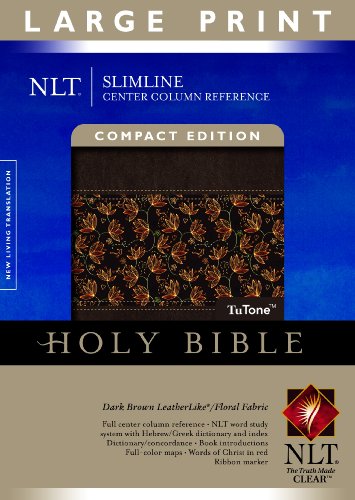 9781414338545: NLT Slimline Center Column Reference Bible, Compact Edition,