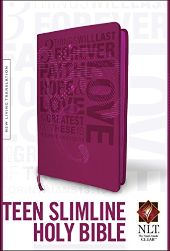 Beispielbild fr Teen Slimline Bible NLT (Red Letter, LeatherLike, Hot Pink) zum Verkauf von Half Price Books Inc.