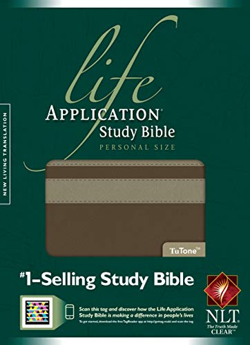 Life Application Study Bible NLT, Personal Size, TuTone