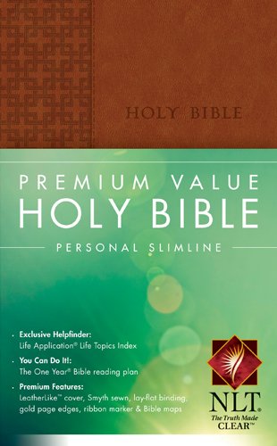 Beispielbild fr NLT Prem Value Pers Slim Brown Leatherlike zum Verkauf von Reuseabook