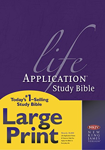 Beispielbild fr NKJV Life Application Study Bible, Second Edition, Large Print (Red Letter, Hardcover) zum Verkauf von Pennywisestore