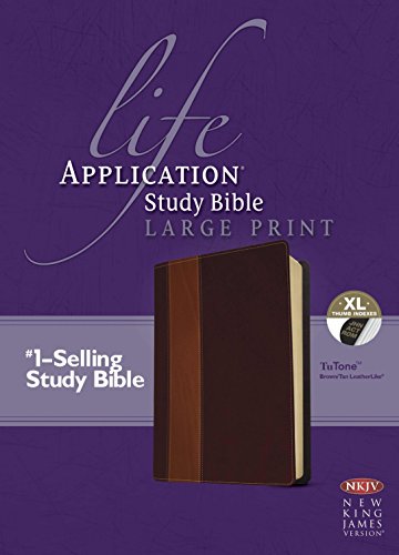 Life Application Study Bible NKJV, Large Print, TuTone