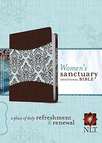 9781414381190: NLT Women's Sanctuary Devotional Bible, Espresso/Floral