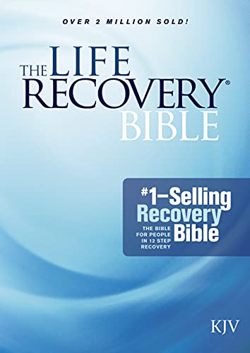 Stock image for The KJV Life Recovery Bible (Hardcover): Addiction Bible Tied to 12-Steps of Recovery for Help with Drugs, Alcohol and Personal Struggles ? Easy to Follow King James Version Life Recovery Guide for sale by LibraryMercantile