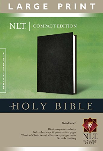 9781414387673: NLT Compact Edition Bible Large Print, Black