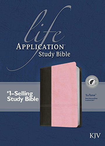 9781414391076: Life Application Study Bible: King James Version, Dark Brown/Pink Leatherlike TuTone