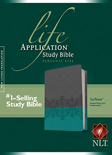 9781414397054: NLT Life Application Study Bible Personal Size Juniper/Gray: New Living Translation, Juniper / Gray Lace TuTone, Leatherlike, Personal Size Edition