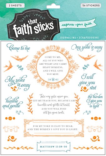 Stock image for Matthew 11:28-30 (Faith That Sticks Stickers) for sale by GF Books, Inc.