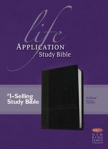 9781414398501: NKJV Life Application Study Bible, Tutone: New King James Version, TuTone Black/Onyx, Leatherlike
