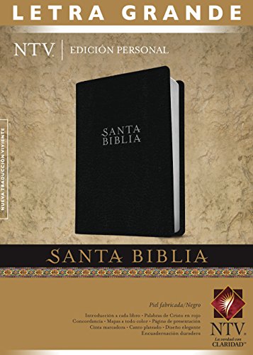 9781414399898: Santa Biblia NTV, Edicin personal, letra grande (Letra Roja, Piel fabricada, Negro) (Spanish Edition)