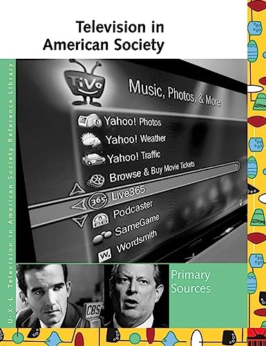 Beispielbild fr Television in American Society zum Verkauf von Better World Books