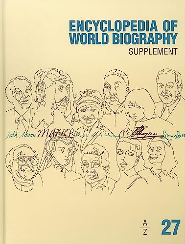 Stock image for Encyclopedia of World Biography: 2007 Supplement (Encyclopedia of World Biography Supplement, 27) for sale by BooksRun
