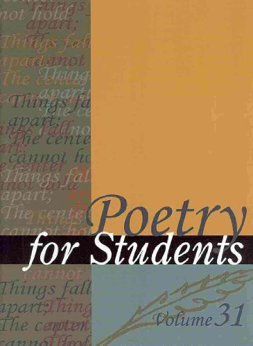 Imagen de archivo de Poetry for Students 31 a la venta por Better World Books