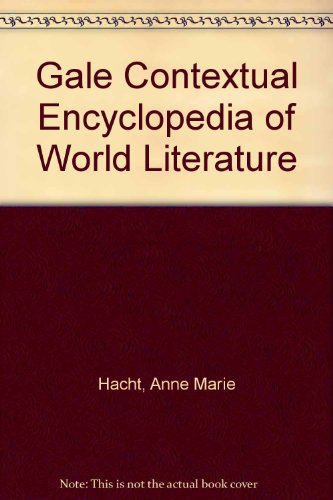 Imagen de archivo de Gale Contextual Encyclopedia of World Literature a la venta por Better World Books: West