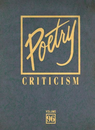 9781414433219: Poetry Criticism (Poetry Criticism, 96)