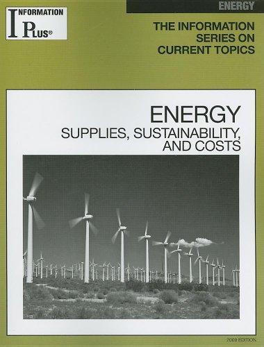 Beispielbild fr Energy Supplies Sustainability Cost zum Verkauf von Better World Books