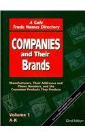 Companies and Their Brands (9781414434070) by Gale / Cengage Learning