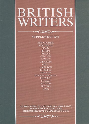 Imagen de archivo de British Writers a la venta por Better World Books