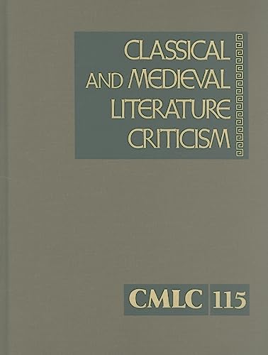 Stock image for Classical and Medieval Literature Criticism (Classical & Medieval Literature Criticism) for sale by Booksavers of MD