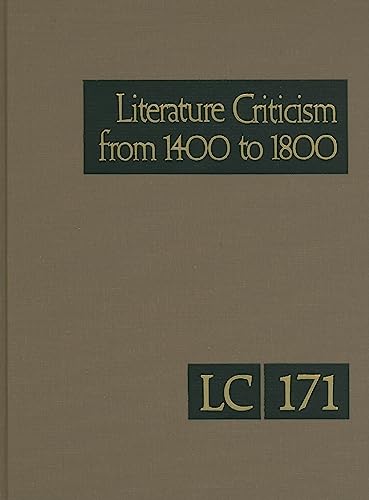 Stock image for Literature Criticism from 1400-1800 (Literature Criticism from 1400 to 1800) for sale by Booksavers of MD