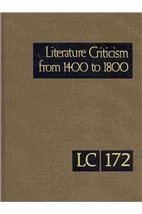 Stock image for Literature Criticism from 1400-1800 (Literature Criticism from 1400 to 1800) for sale by Booksavers of MD