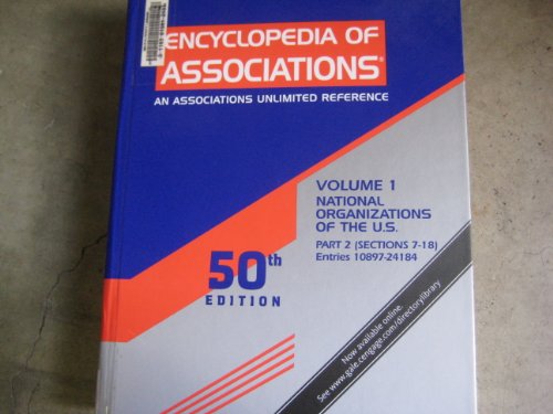 Stock image for Encyclopedia of Associations: An Associations Unlimited Reference (Encyclopedia of Associations: Vol for sale by Save With Sam