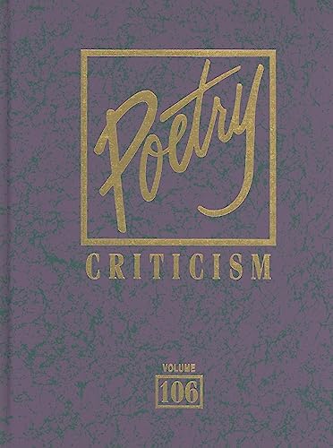 Stock image for Poetry Criticism for sale by Better World Books: West